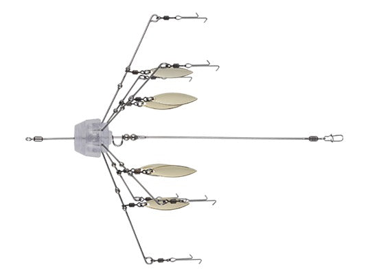 Jackall Luster Blade 75 Umbrella Rig