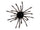 Black with blue flakes # 021