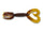 Dark Pumpkin with Large black #286