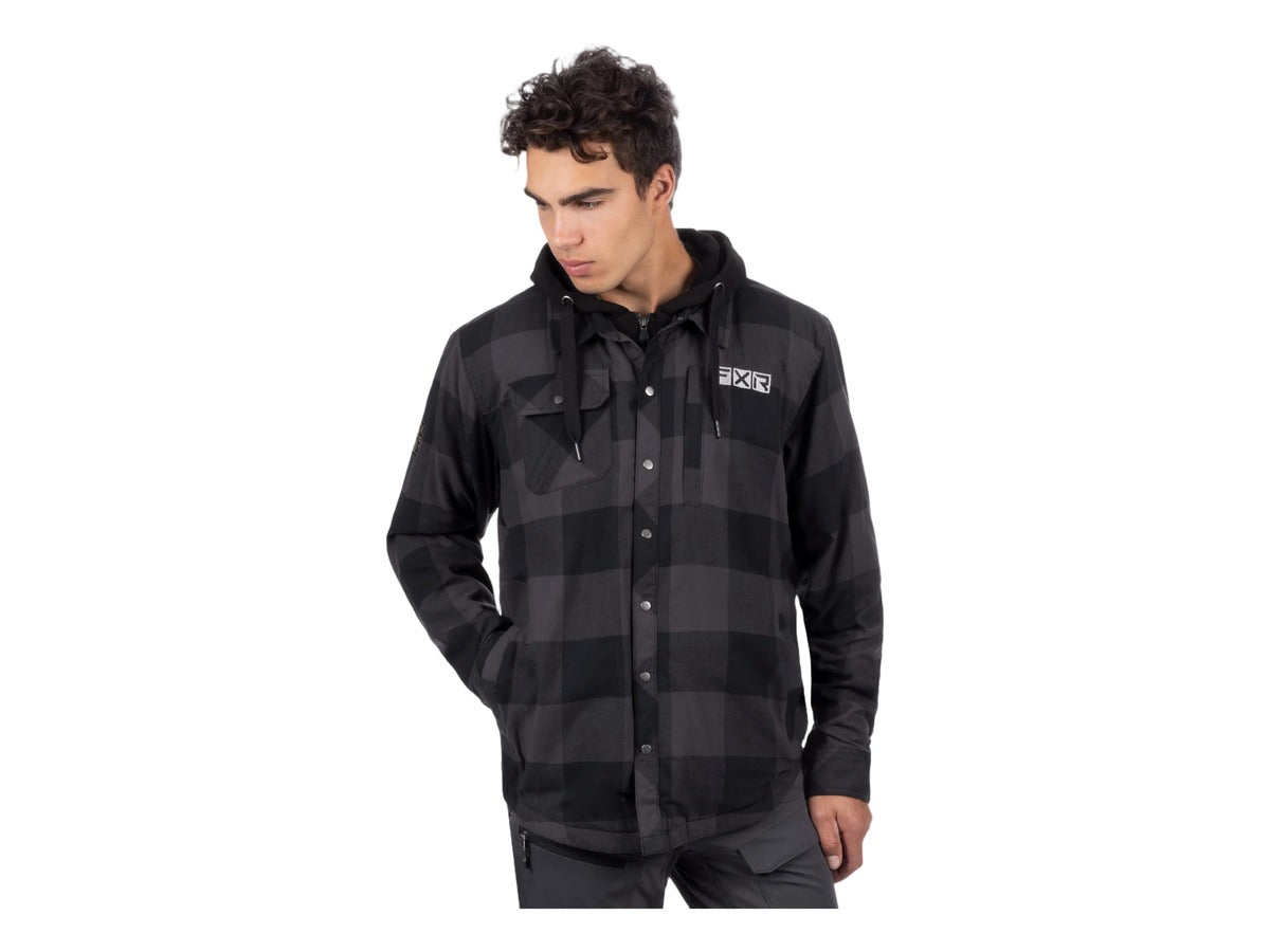 FXR Unisex Timber Insulated Jacket Flannel Jacket - Black