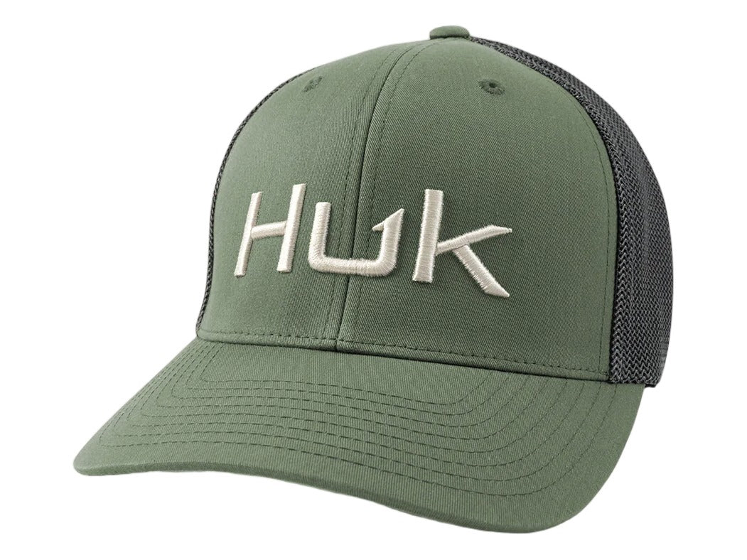 Huk Bass logo trucker hat