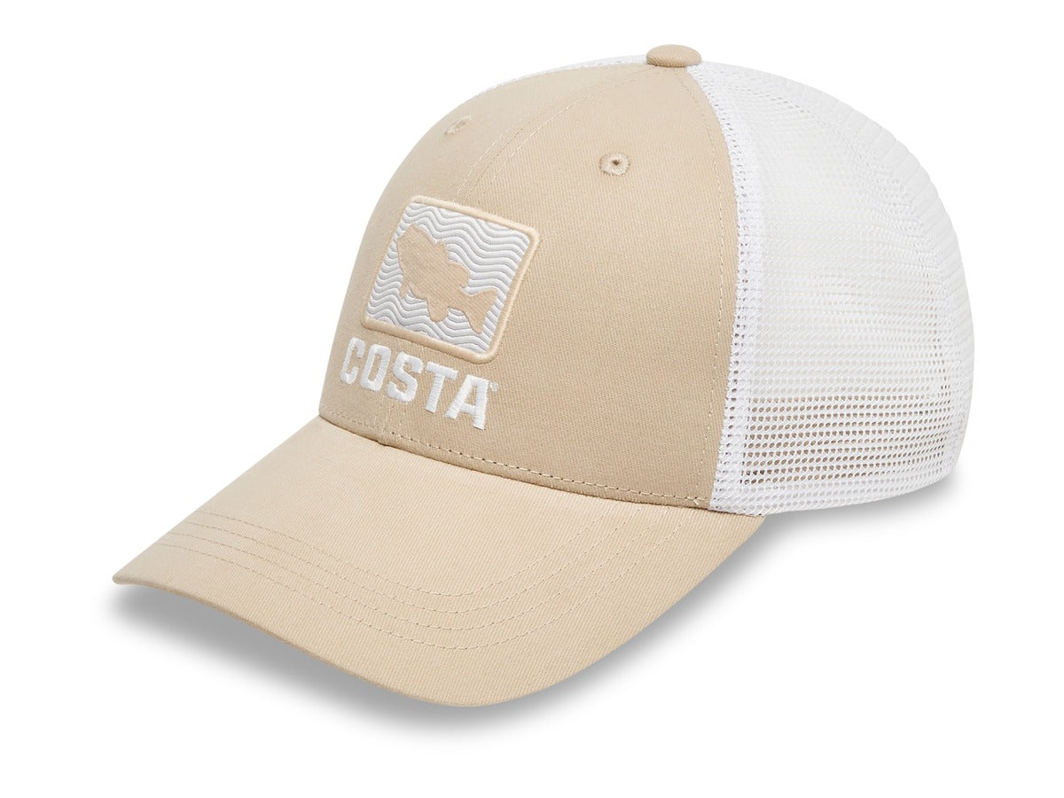 Costa Bass Waves Trucker Hat