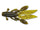 Green Pumpkin / Black Flake  #297